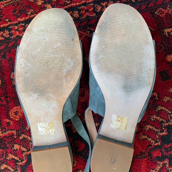 Madewell teal suede sandals - Picture 4 of 6